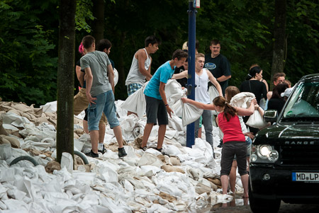 Hochwasser Elbe Magdeburg 7. Juni 2013 